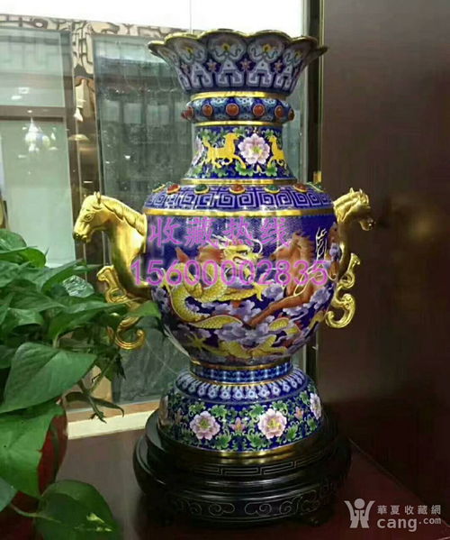 景泰藍《躍馬興隆》——戴嘉林大師巨獻，風水家居收藏工藝品